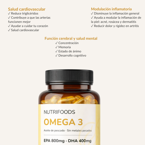 Pack Descanso | Omega 3 + Magensio Bisglicinato + Cúrcuma