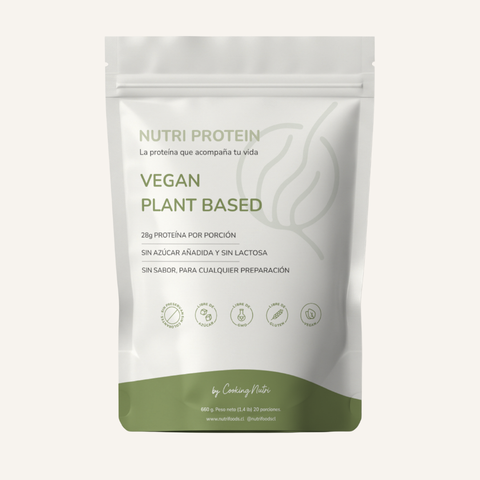 NutriProtein Vegan Refill  | Proteina Vegana Sin Sabor | 660g