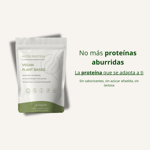 NutriProtein Vegan Refill  | Proteina Vegana Sin Sabor | 660g
