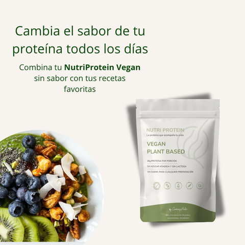NutriProtein Vegan Refill  | Proteina Vegana Sin Sabor | 660g