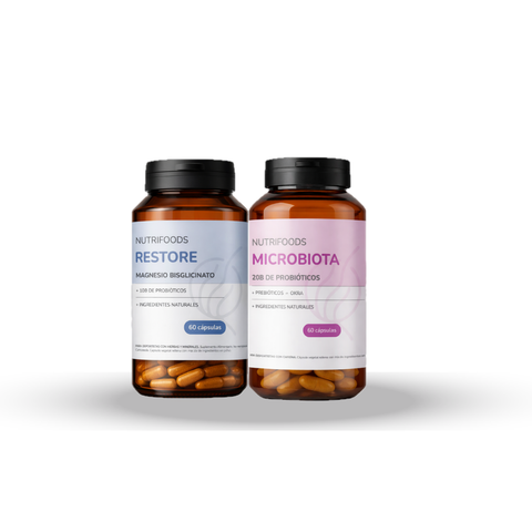 Pack AM/PM Nutri Restore + Nutri Microbiota 60 c/u