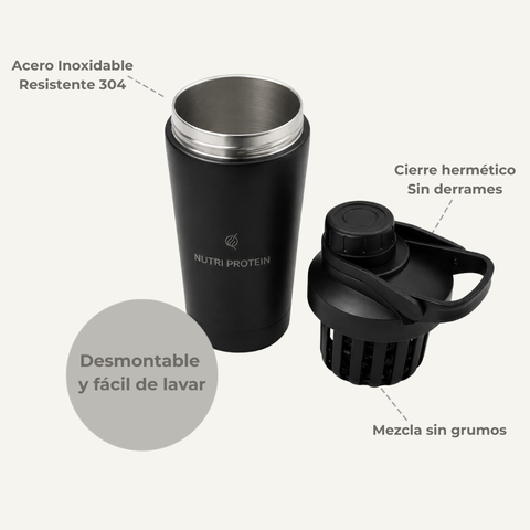 Nutri Protein x2 + Shaker Térmico de Acero 500ml