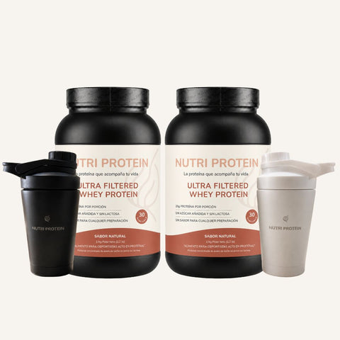 Nutri Protein x2 + Shaker Térmico de Acero 500ml