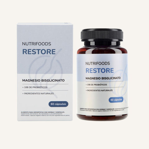 Restore | Magnesio Bisglicinato 1100mg con Reishi y Zinc