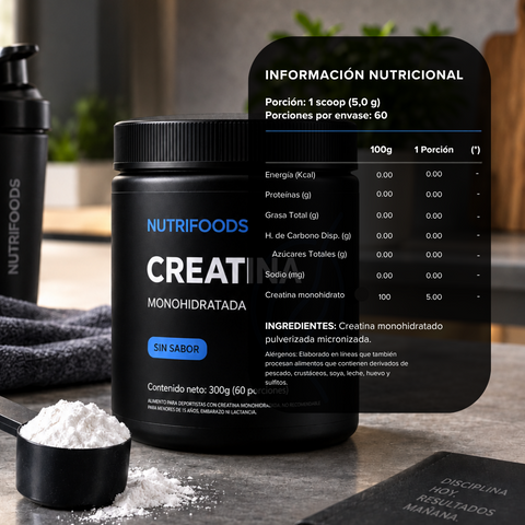 Creatina Monohidratada Micronizada 300g